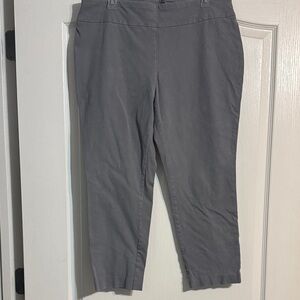 crown & ivy Gray Ankle Pants